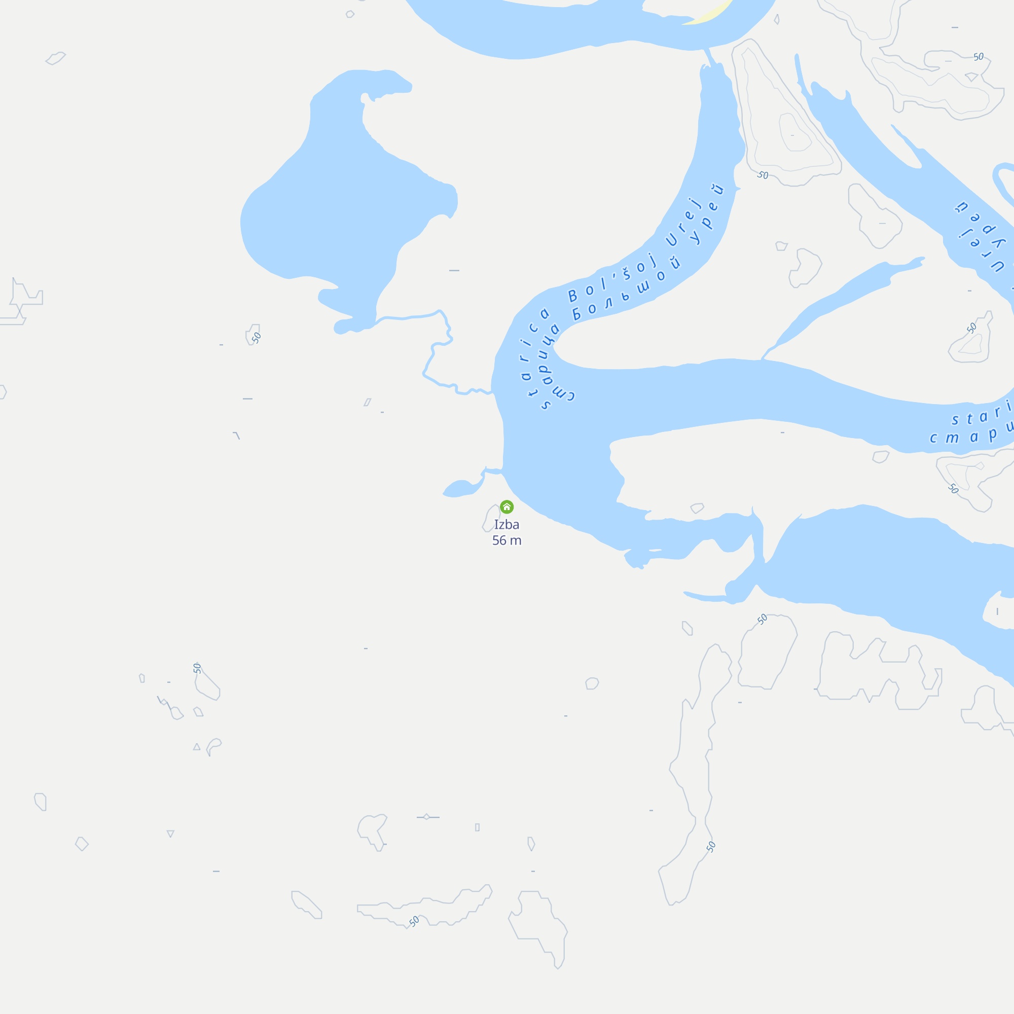 Izba map