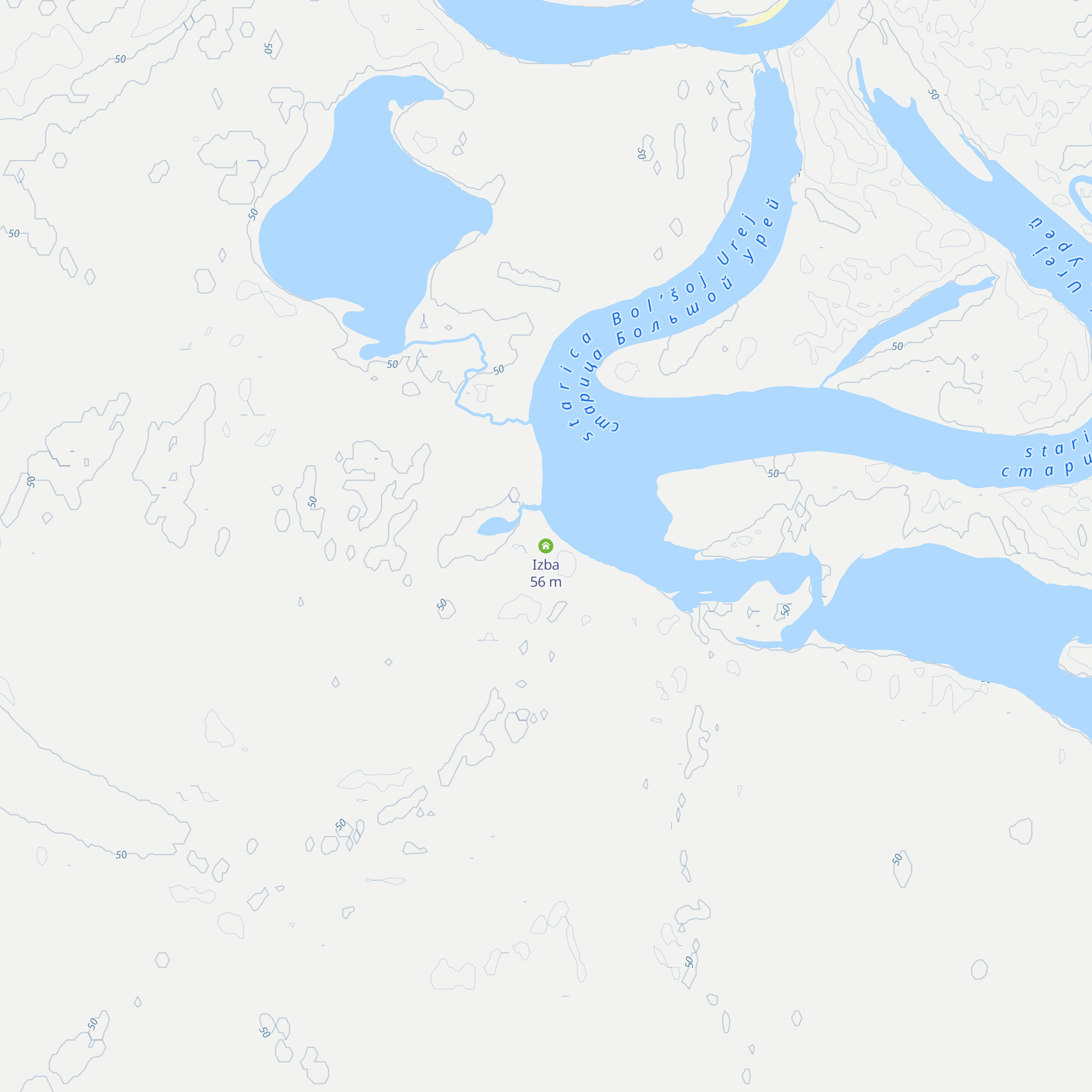 Izba map