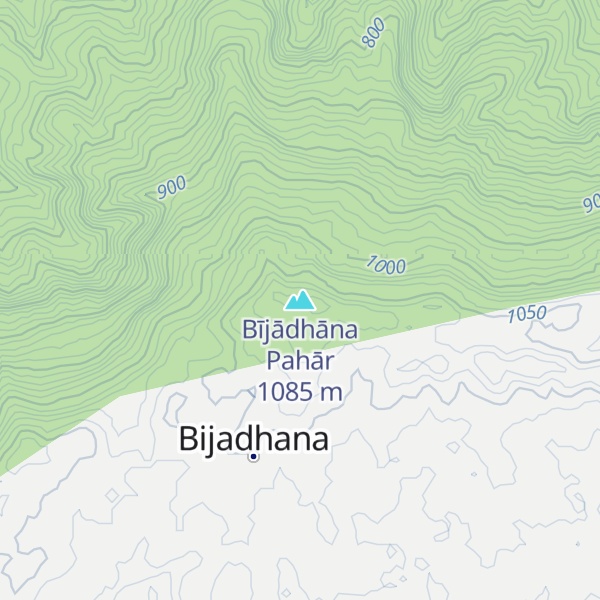Map of Bījādhāna Pahār