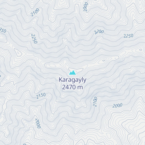 Map of Karagayly