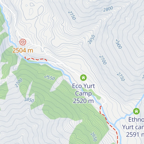 Map of Ala-Kul Guesthouse