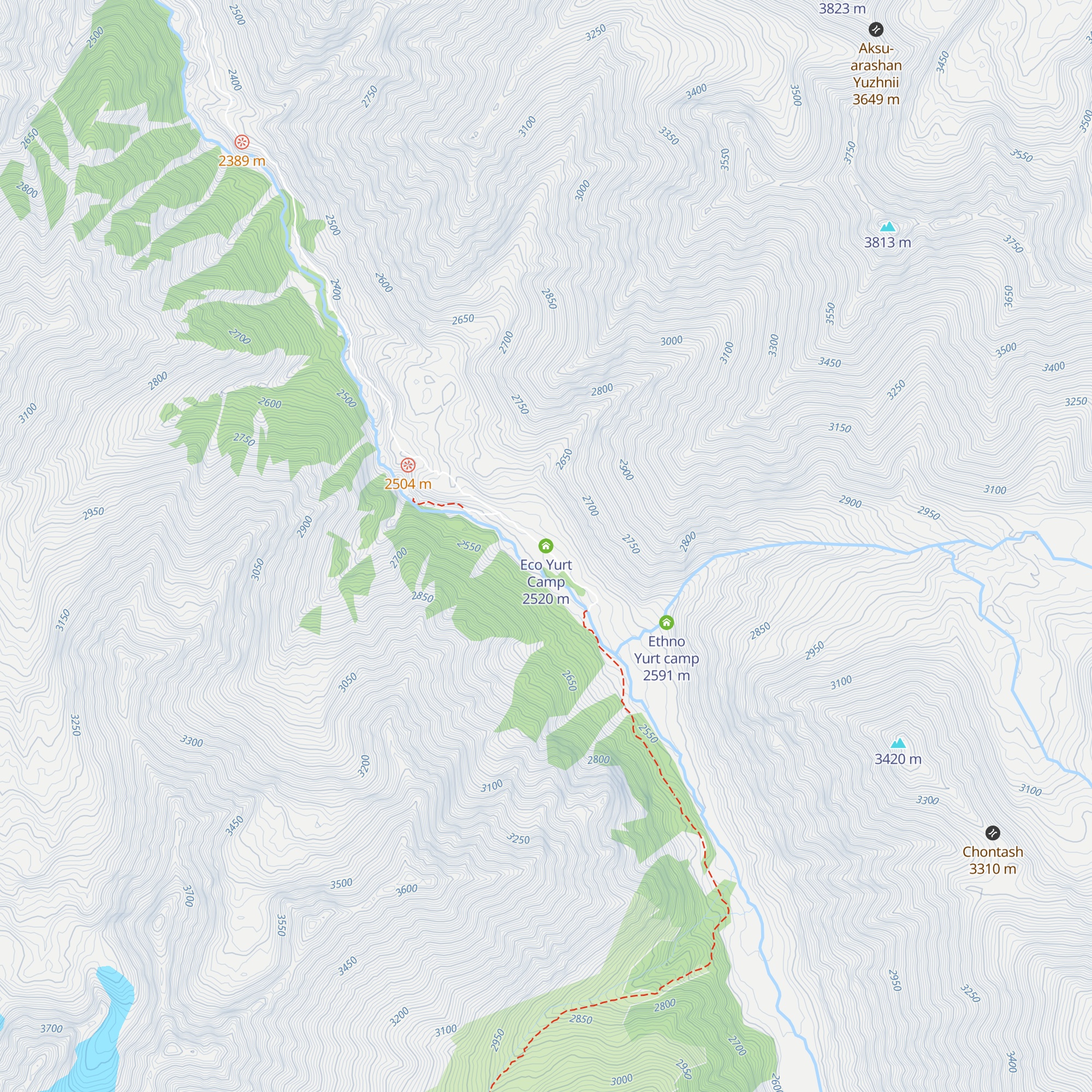 Eco Yurt Camp map