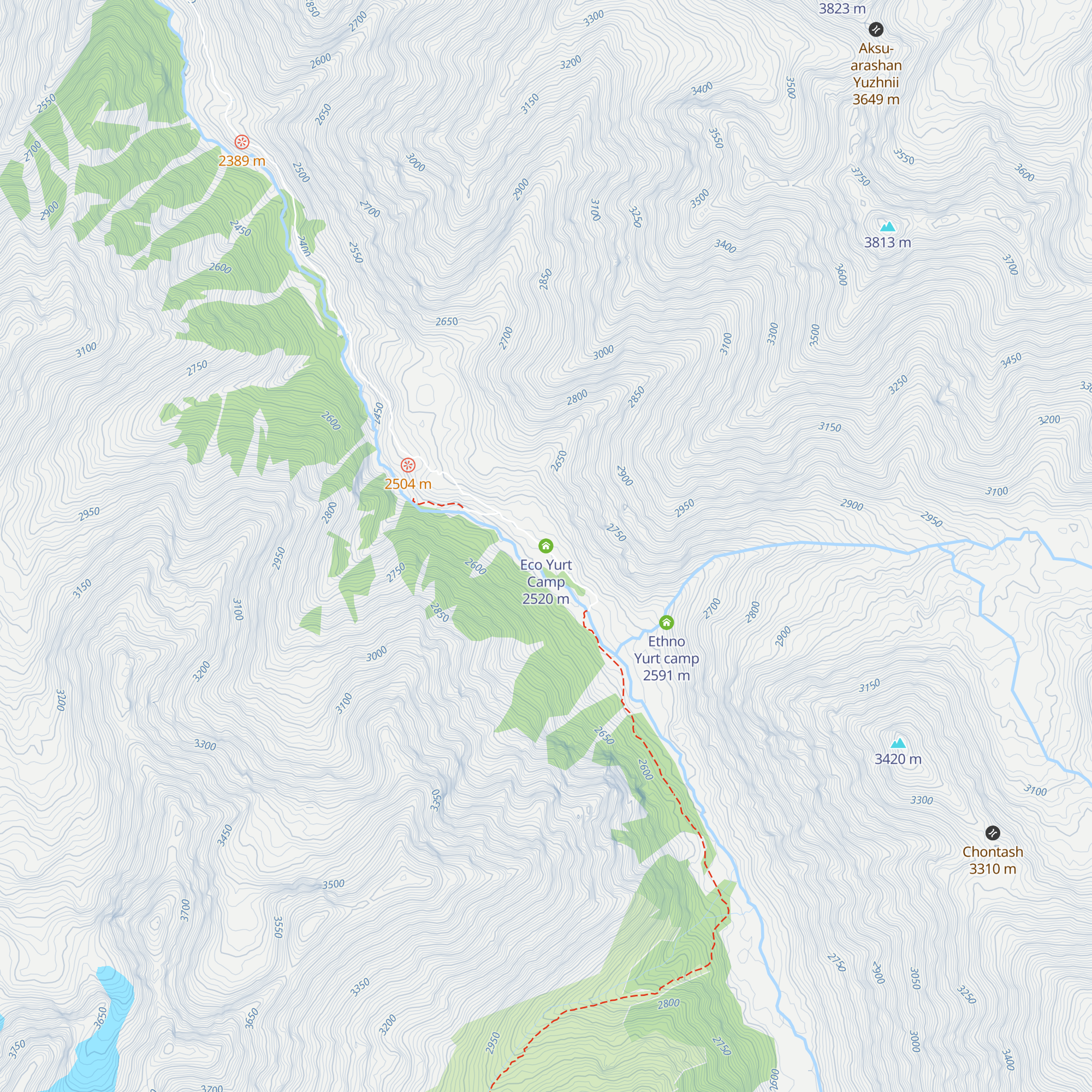 Eco Yurt Camp map