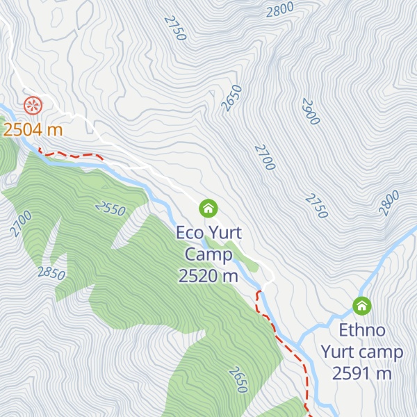 Map of Eco Yurt Camp