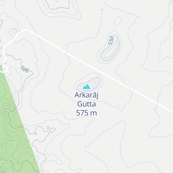 Map of Arkarāj Gutta