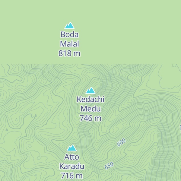 Map of Kedachi Medu