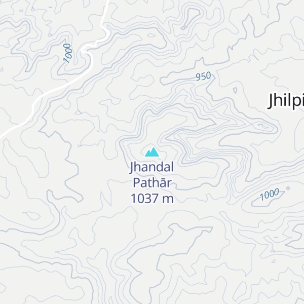 Map of Jhandal Pathār