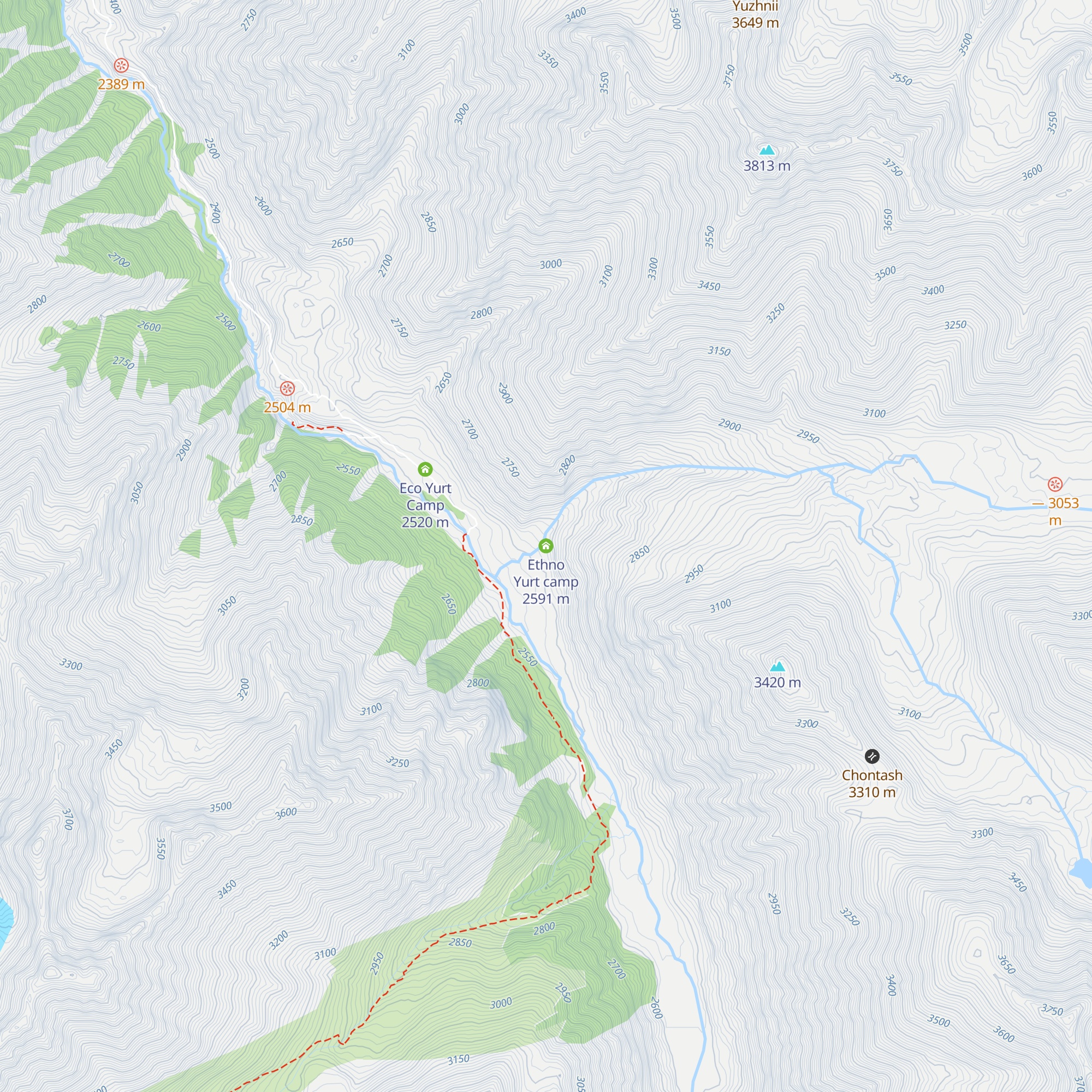 Ethno Yurt camp map
