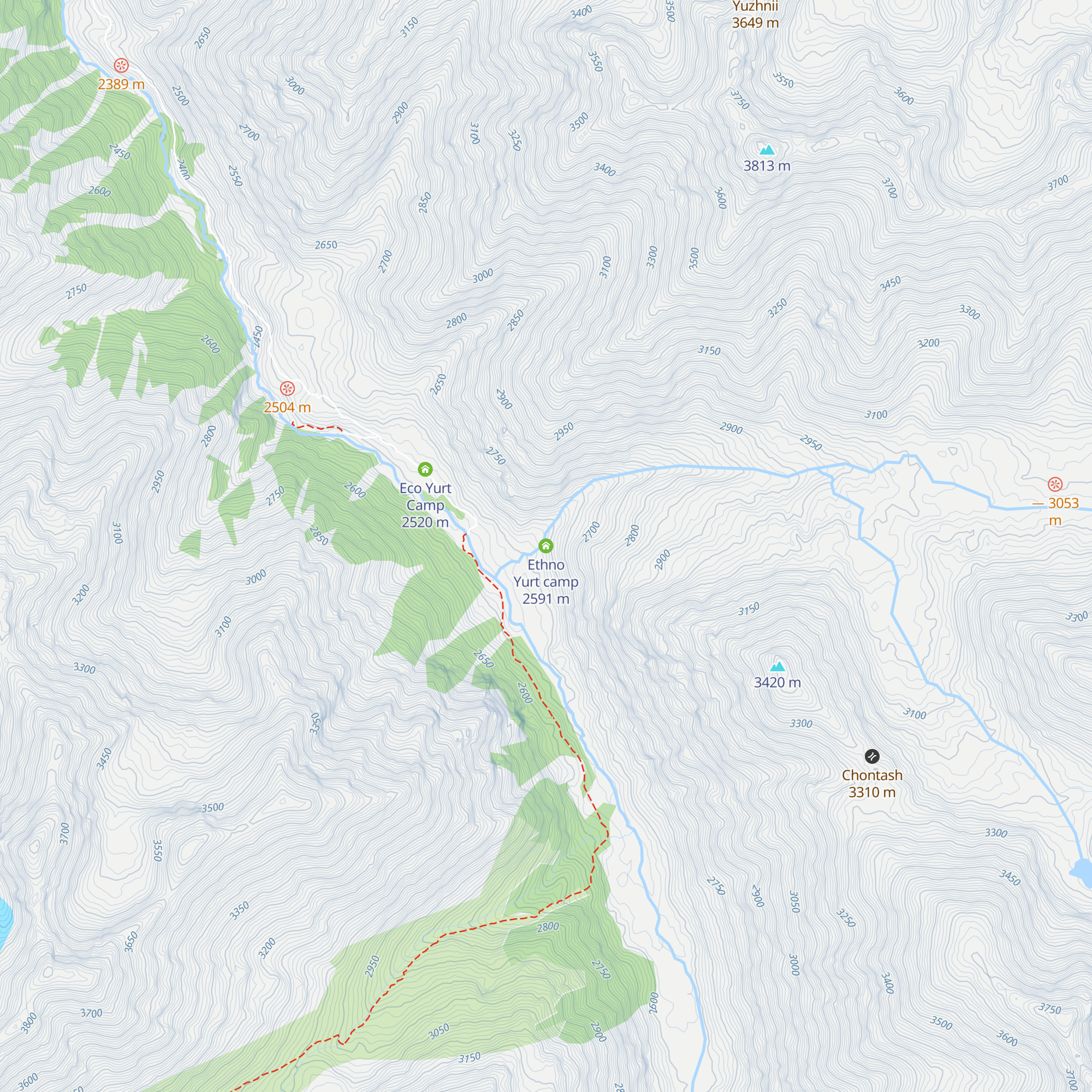Ethno Yurt camp map