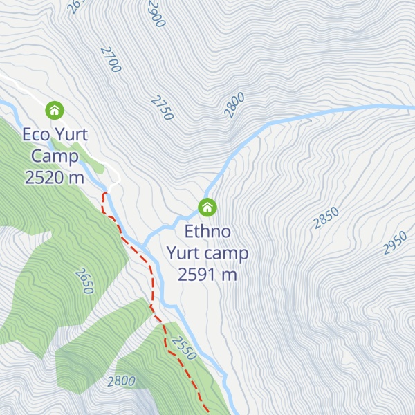 Map of Ethno Yurt camp