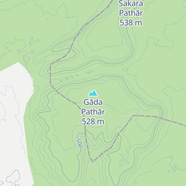 Map of Gāda Pathār