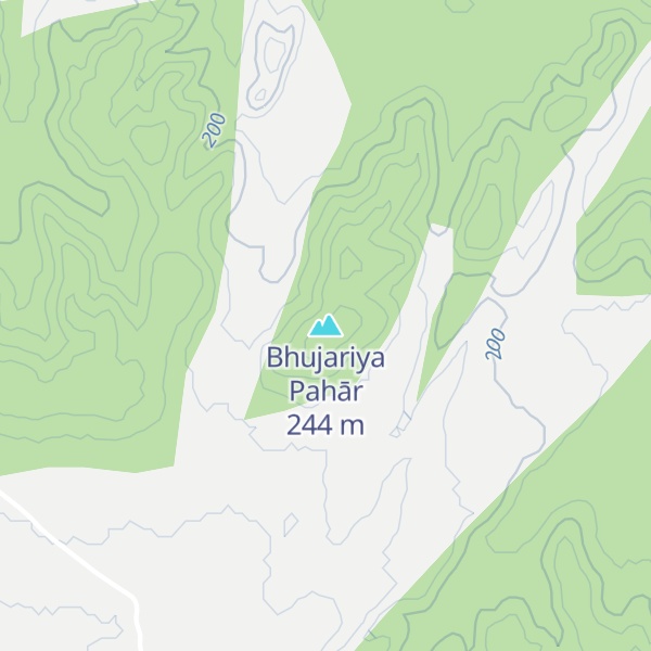 Map of Bhujariya Pahār