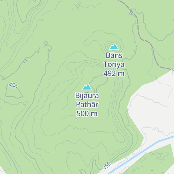 Map of Bijaura Pathār