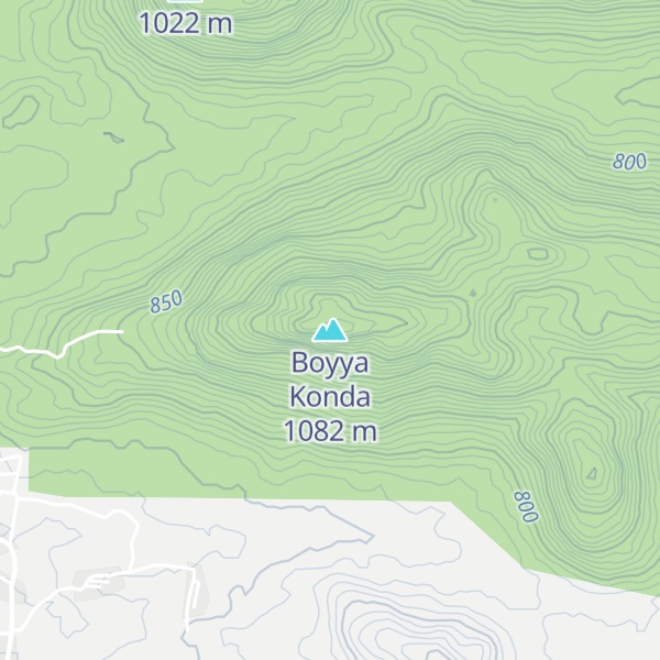 Map of Boyya Konda