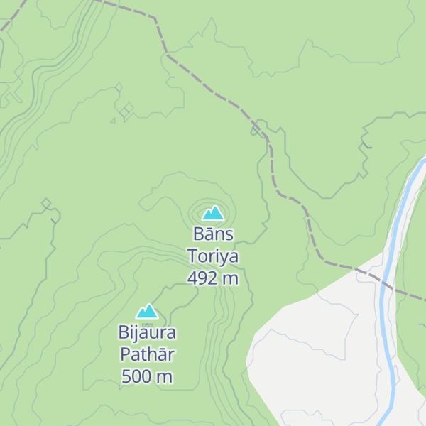 Map of Bāns Toriya