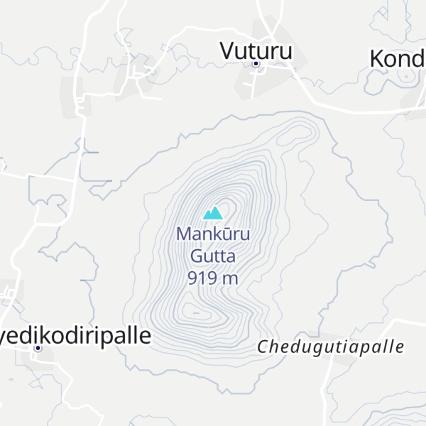 Map of Mankūru Gutta