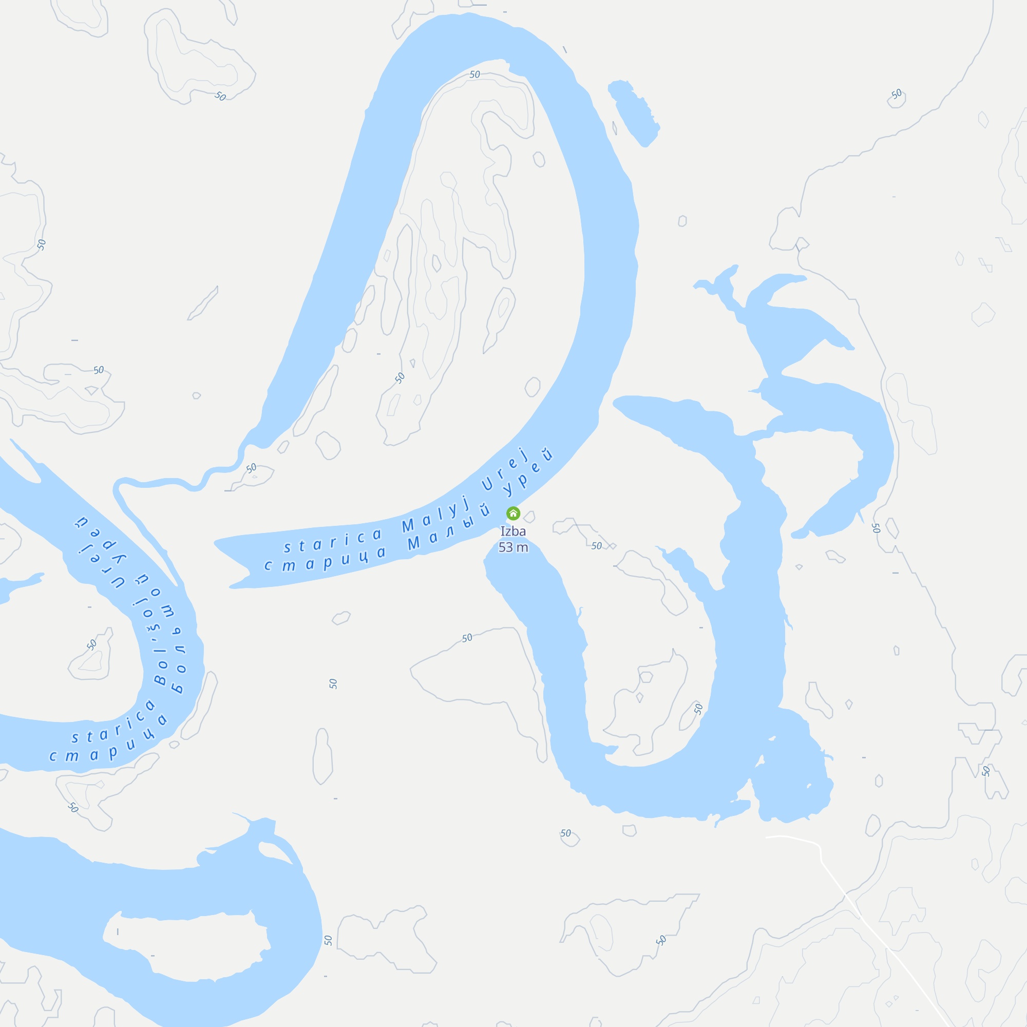 Izba map