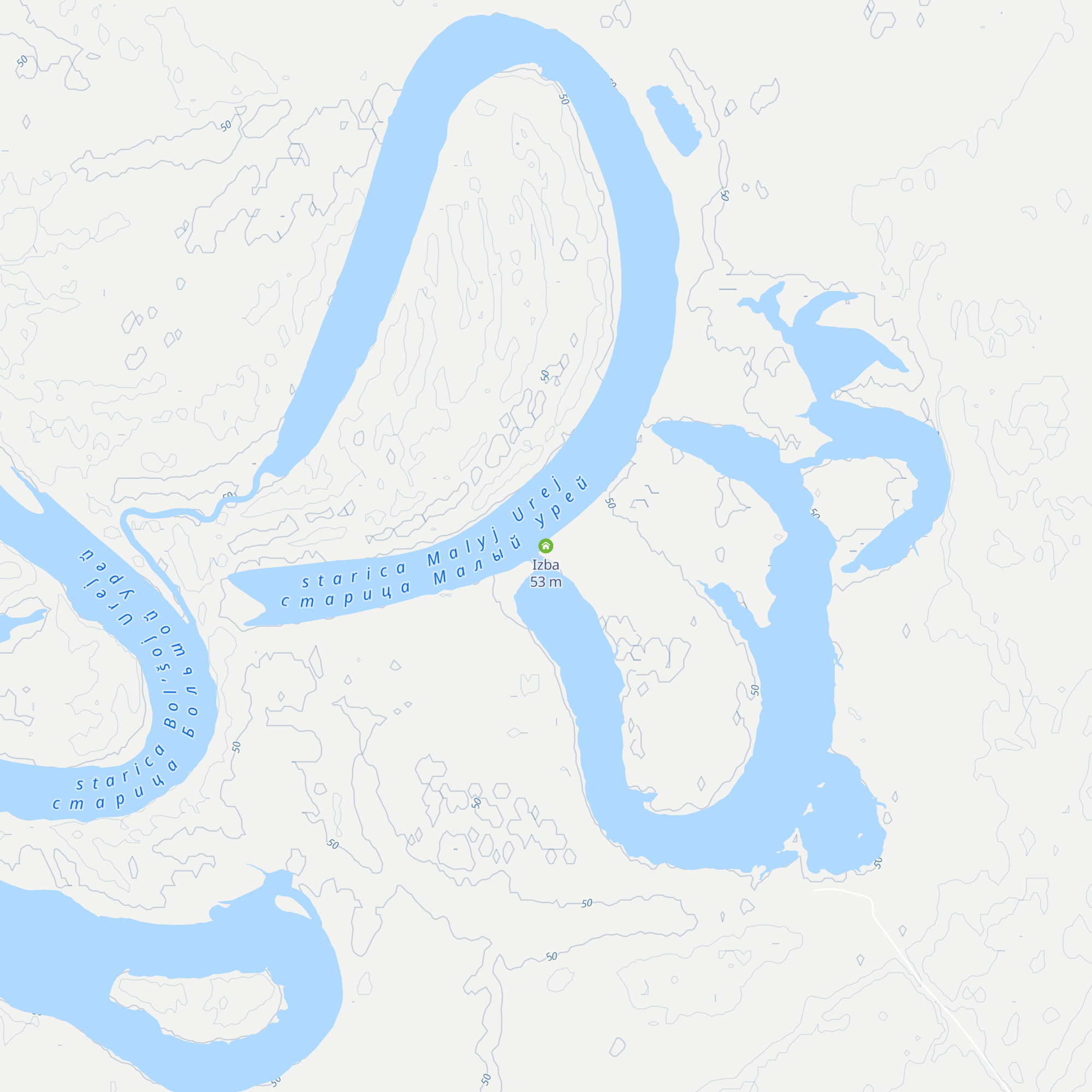 Izba map