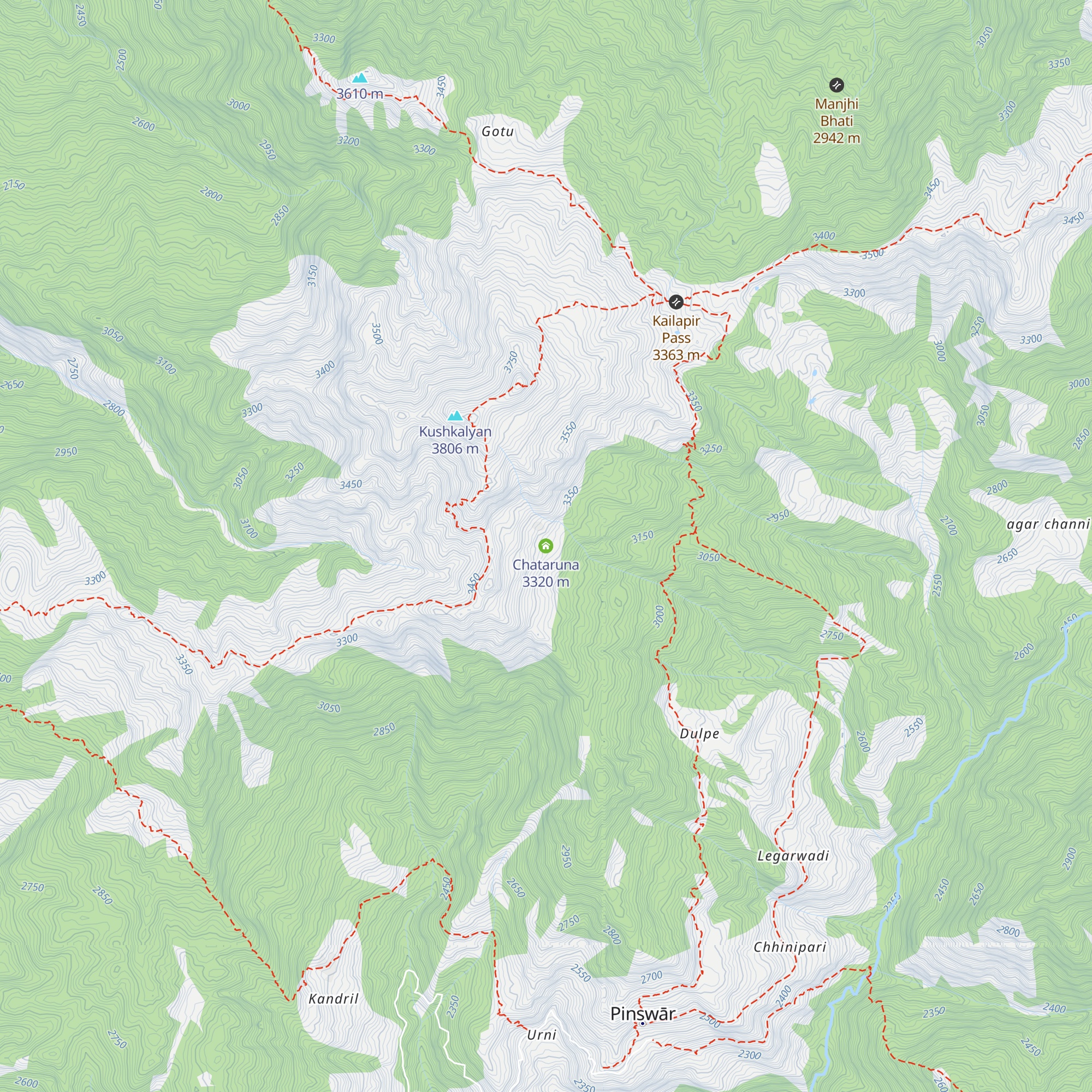 Chataruna map