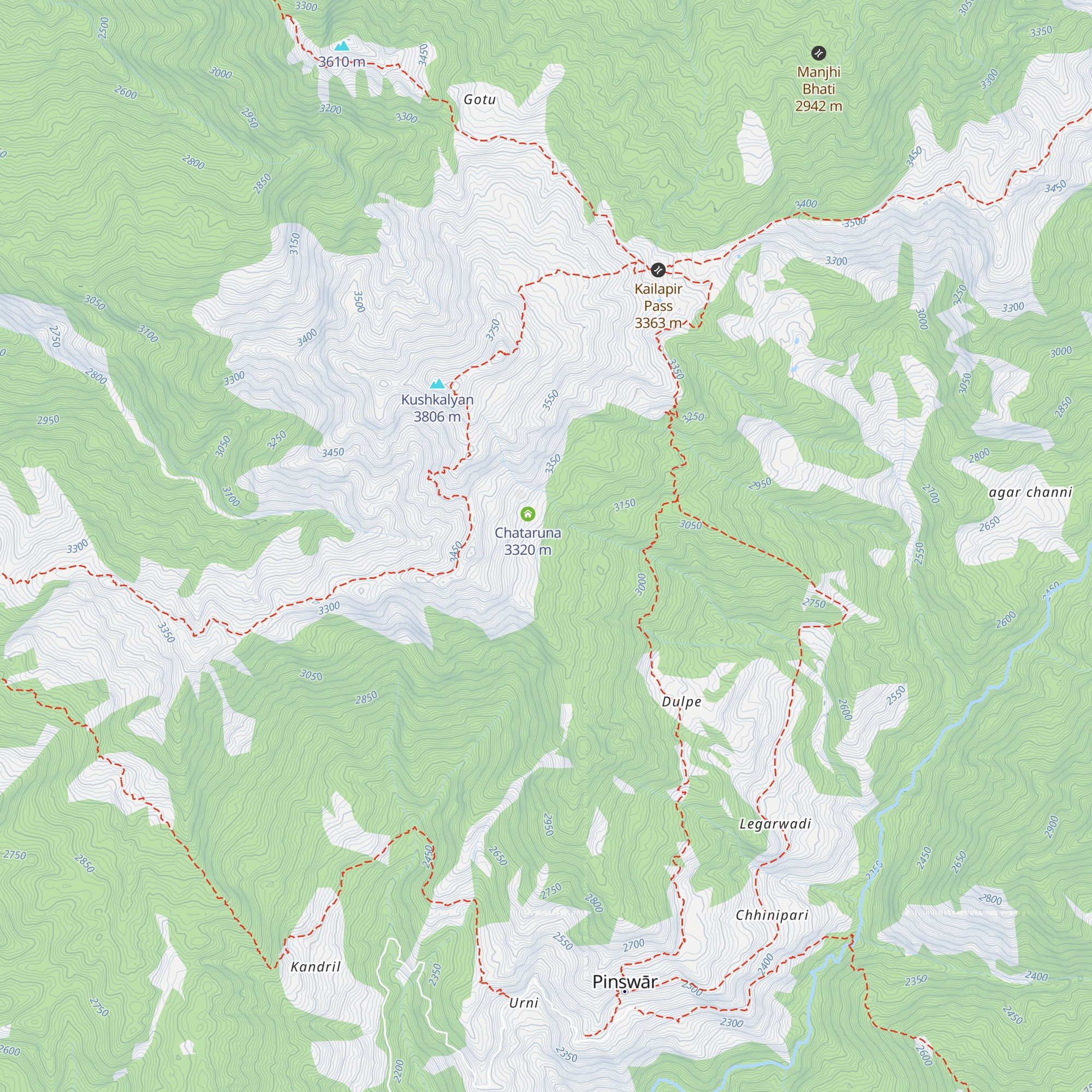 Chataruna Semla map