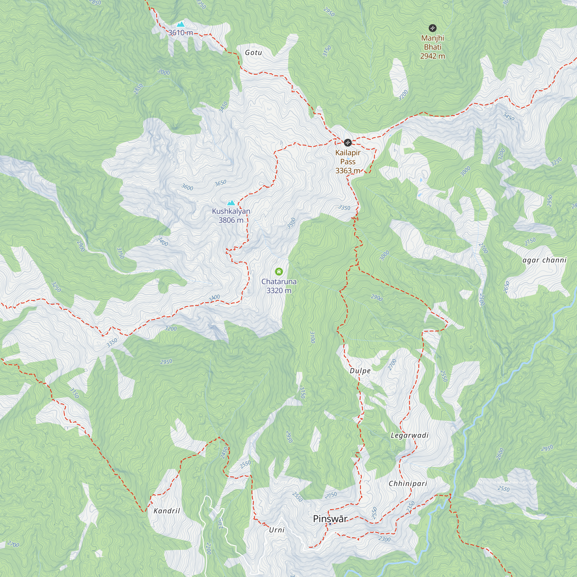 Chataruna Semla map