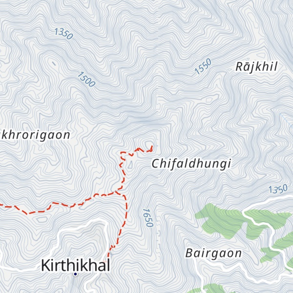 Map of Bhairavgarhi