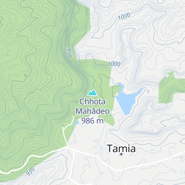 Map of Chhota Mahādeo