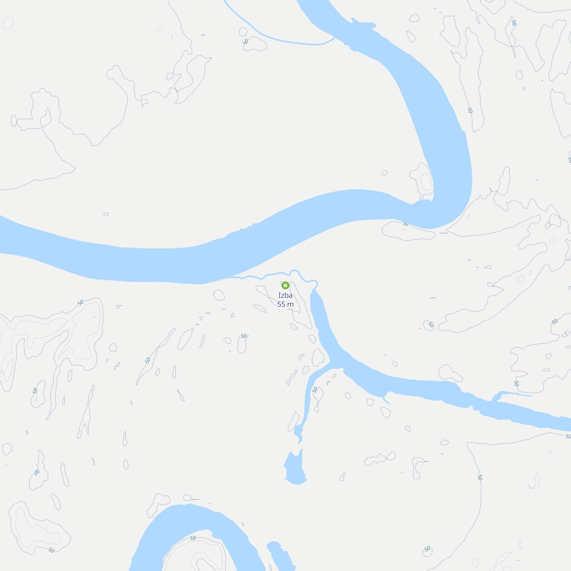 Izba map