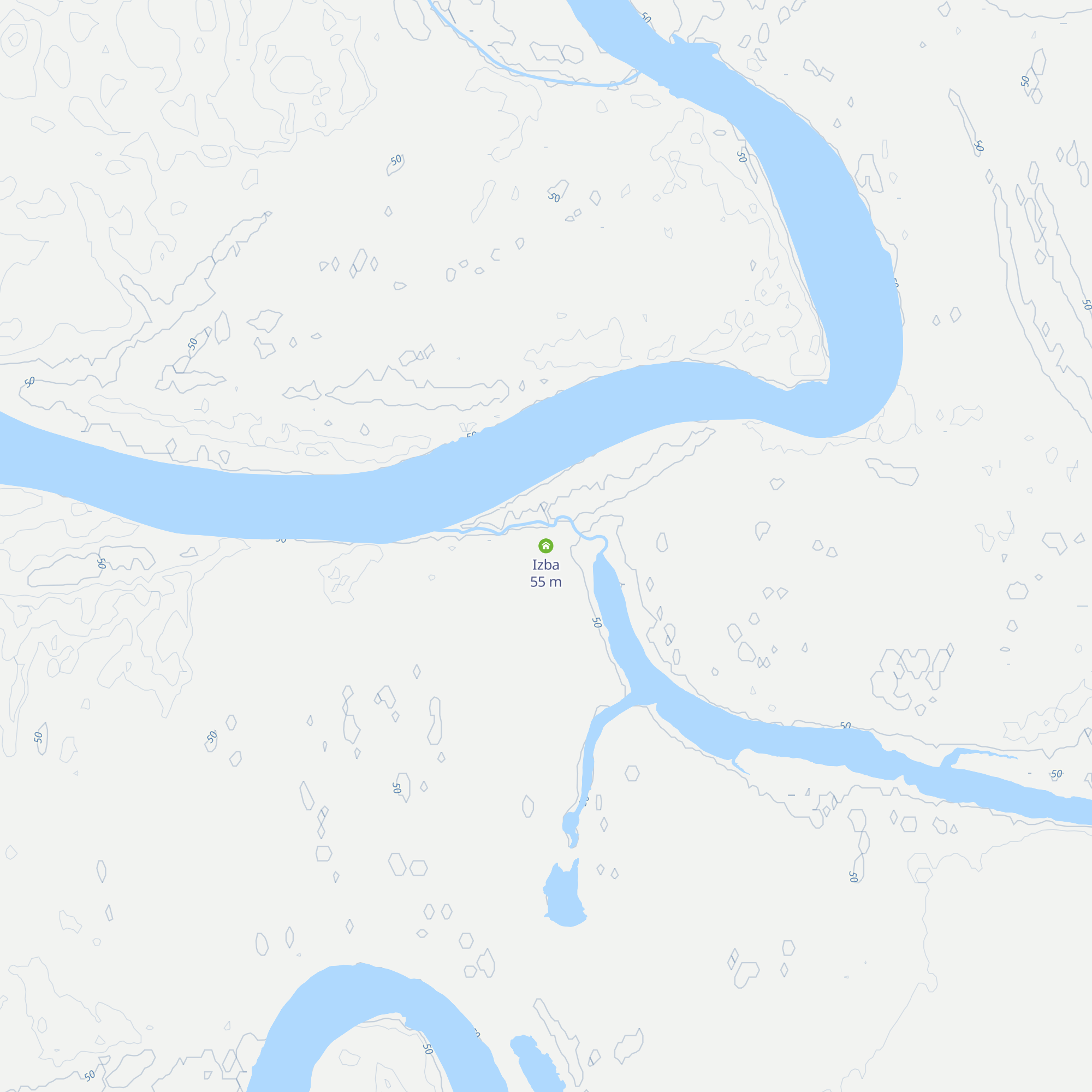 Izba map