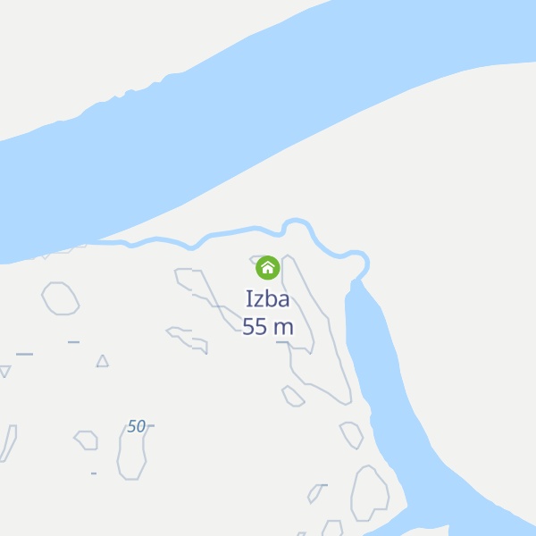 Map of Izba