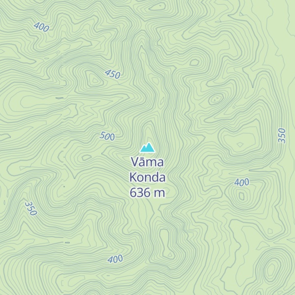 Map of Vāma Konda