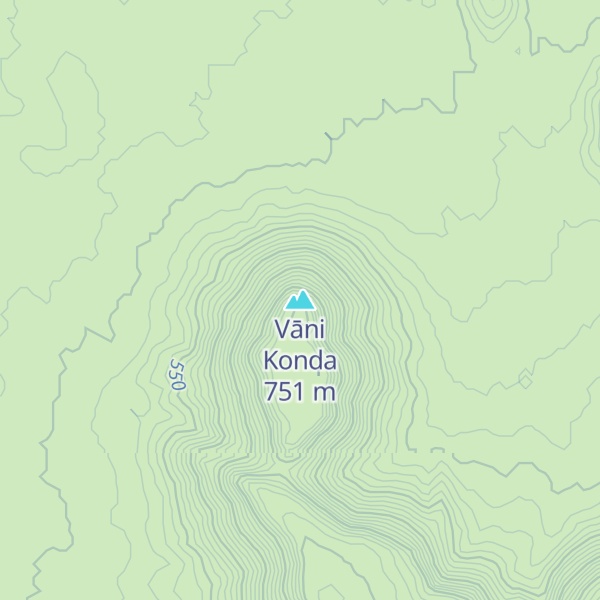 Map of Vāni Konda