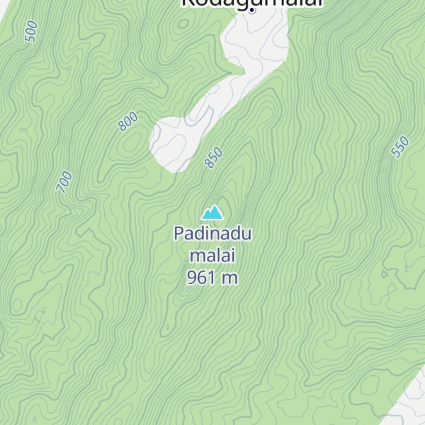 Map of Padinadu malai