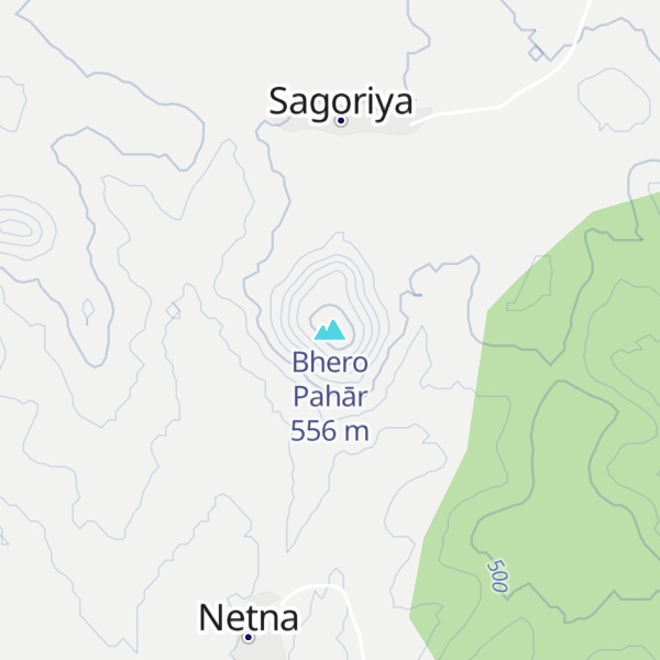 Map of Bhero Pahār