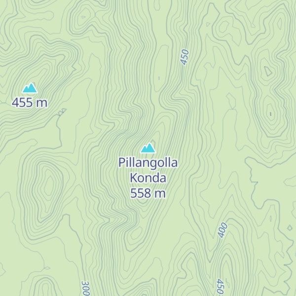 Map of Pillangolla Konda