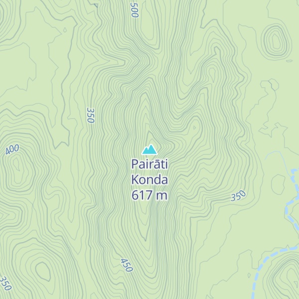 Map of Pairāti Konda