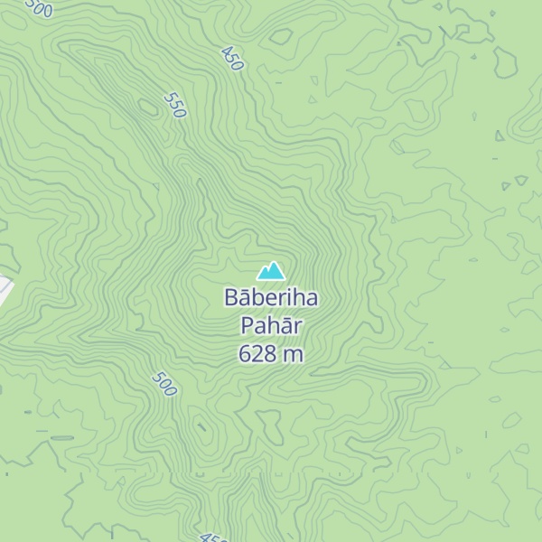 Map of Bāberiha Pahār