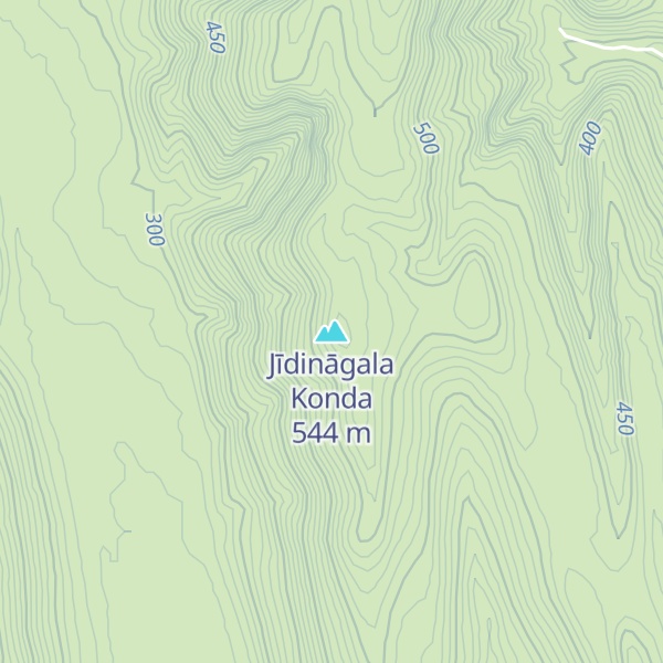 Map of Jīdināgala Konda