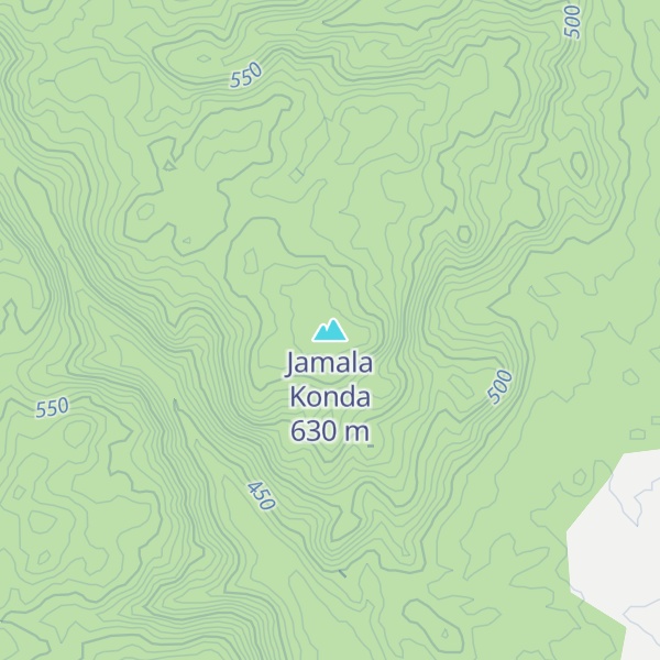 Map of Jamala Konda