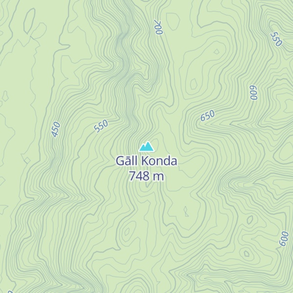 Map of Gāll Konda