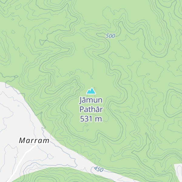 Map of Jāmun Pathār