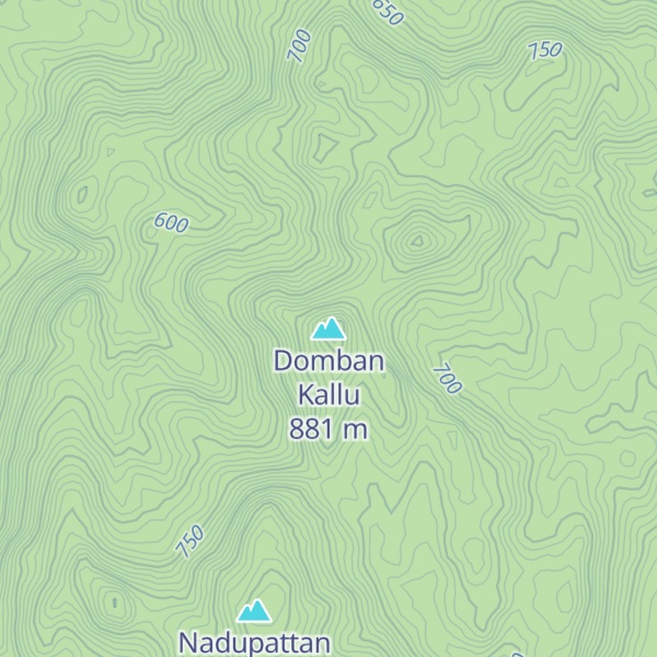 Map of Domban Kallu