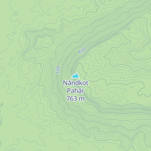 Map of Nāndkot Pahār