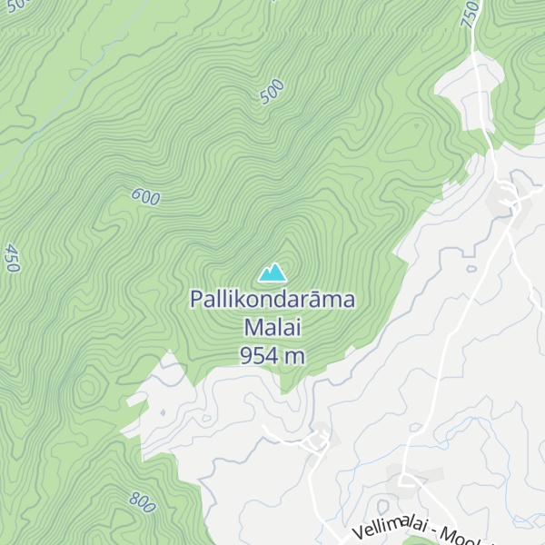 Map of Pallikondarāma Malai