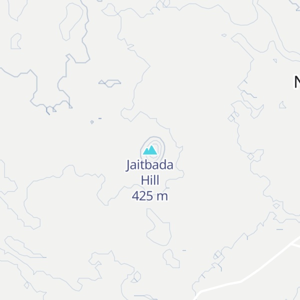 Map of Jaitbada Hill