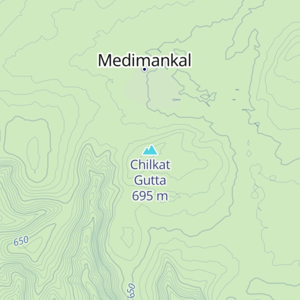 Map of Chilkat Gutta
