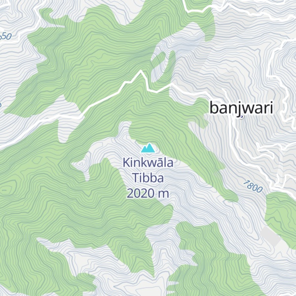Map of Kinkwāla Tibba