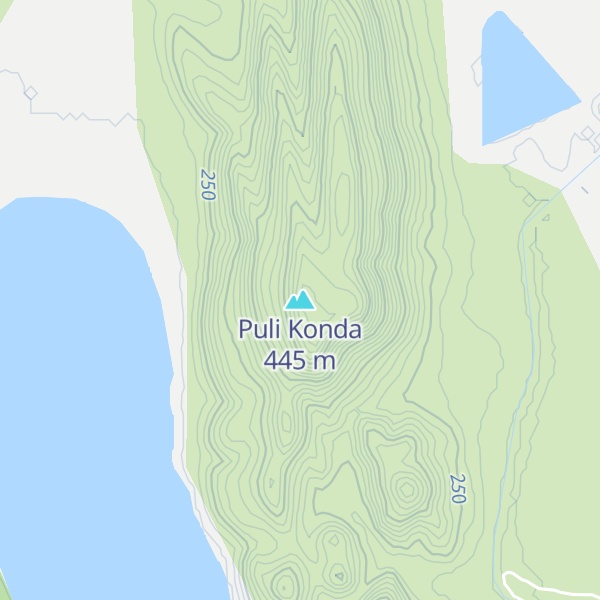 Map of Puli Konda