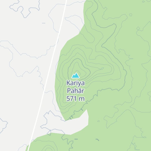 Map of Kariya Pahār