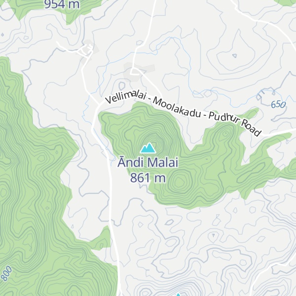 Map of Āndi Malai